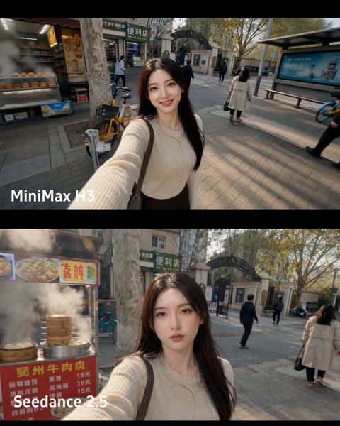 自拍Vlog女孩变身女神大战怪兽
