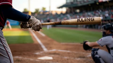 Logo on a baseball bat stays sharp through the swing