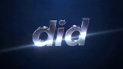 Glossy 3D words appearing one at a time