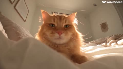 橘猫自拍记录一整天的日常 vlog
