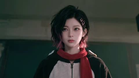红围巾女主的韩式教室枪战