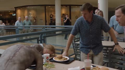 Zombie outbreak in a busy shopping mall