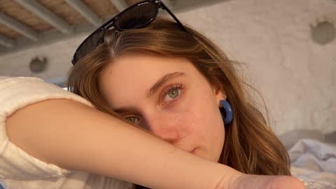 Selfie-style skincare UGC ad