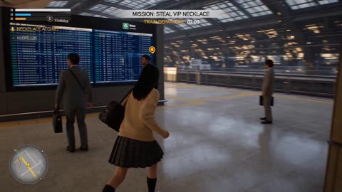 日本车站里的第三人称游戏盗窃任务