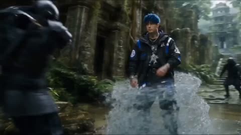 水系术士在丛林神庙对战五名铠甲敌人