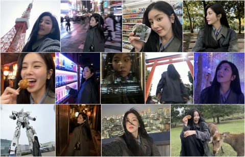 Tokyo travel vlog in one-second beats